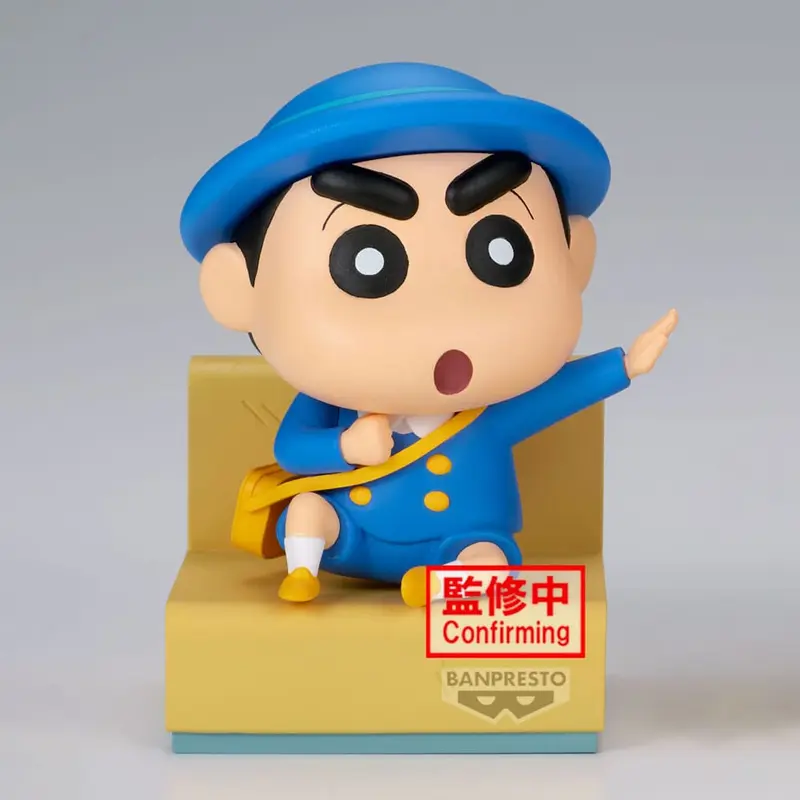 Crayon Shinchan PVC Statue Nakayoshi Memories Let's Go To Kindergarten With Masao-Kun (A