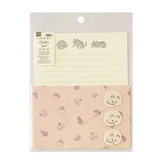 [Daiso] Neko Briefpapier-Set (B)