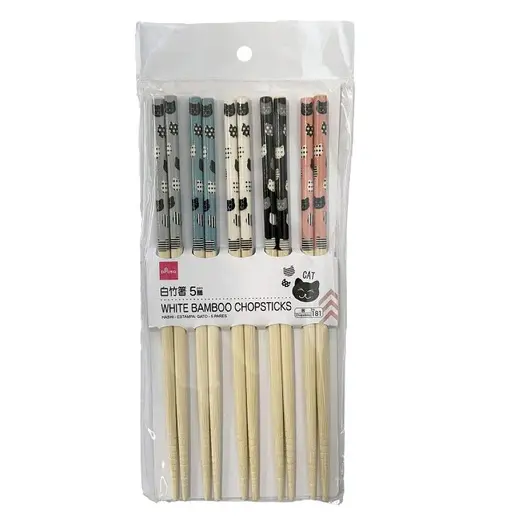 [Daiso] Neko Stäbchen-Set (A)