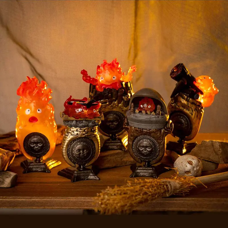 Das wandelnde Schloss - Calcifer Kazaring Blind Box Ring - Einzelbox - Benelic