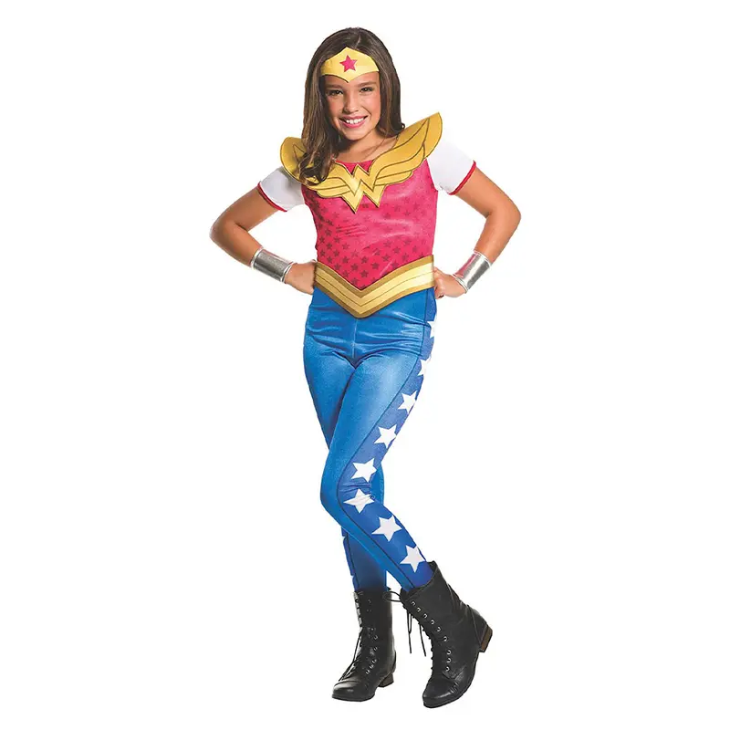 DC Super Hero Girls - Wonder Woman Kinderkostüm - Kostüme - Größe S (3-4 Jahre) - Rubies