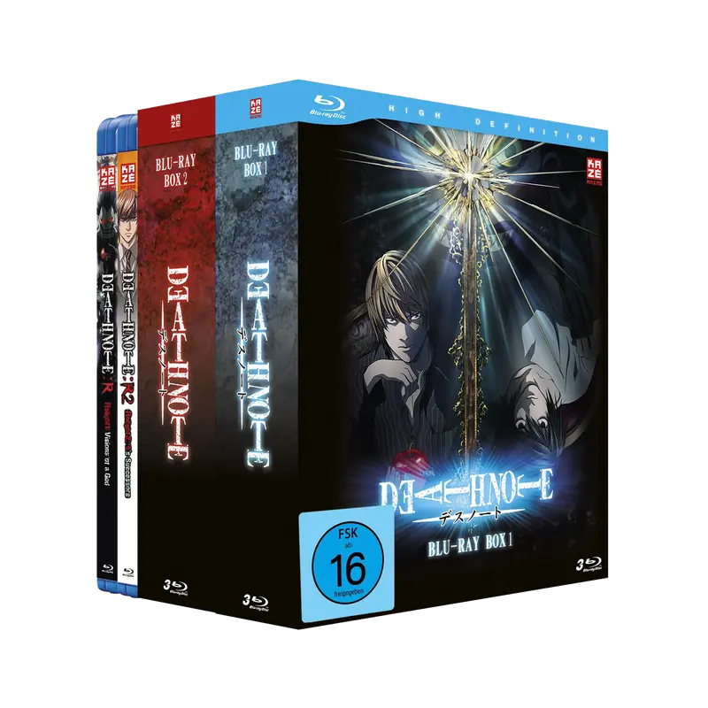 Death Note - Staffel 1 & Relight - Gesamtausgabe ohne Schuber (Blu-ray)