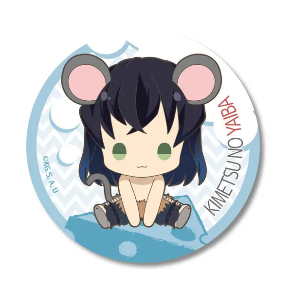Demon Slayer Characchu Button Inosuke Hashibira