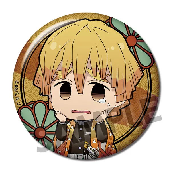 Demon Slayer Chibi Button Zenitsu Agatsuma