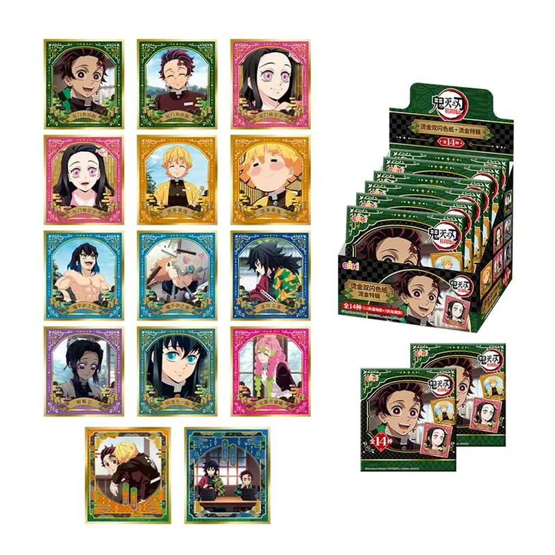 Demon Slayer - Hashira Training Arc Gold Foil Shikishi - Blindbag - Einzelbag - ca. 120 x 135 mm - EAKI