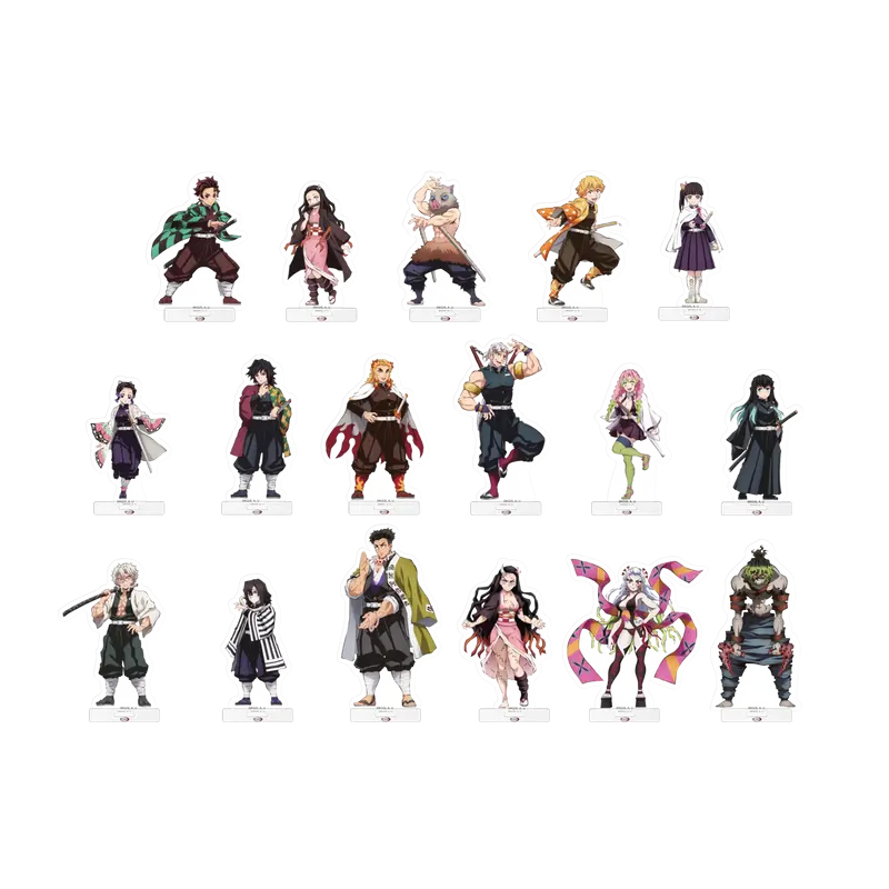 Demon Slayer - Kimetsu no Yaiba - Entertainment District Arc - Acrylaufsteller - Set mit 17 Aufstellern (je 10cm)