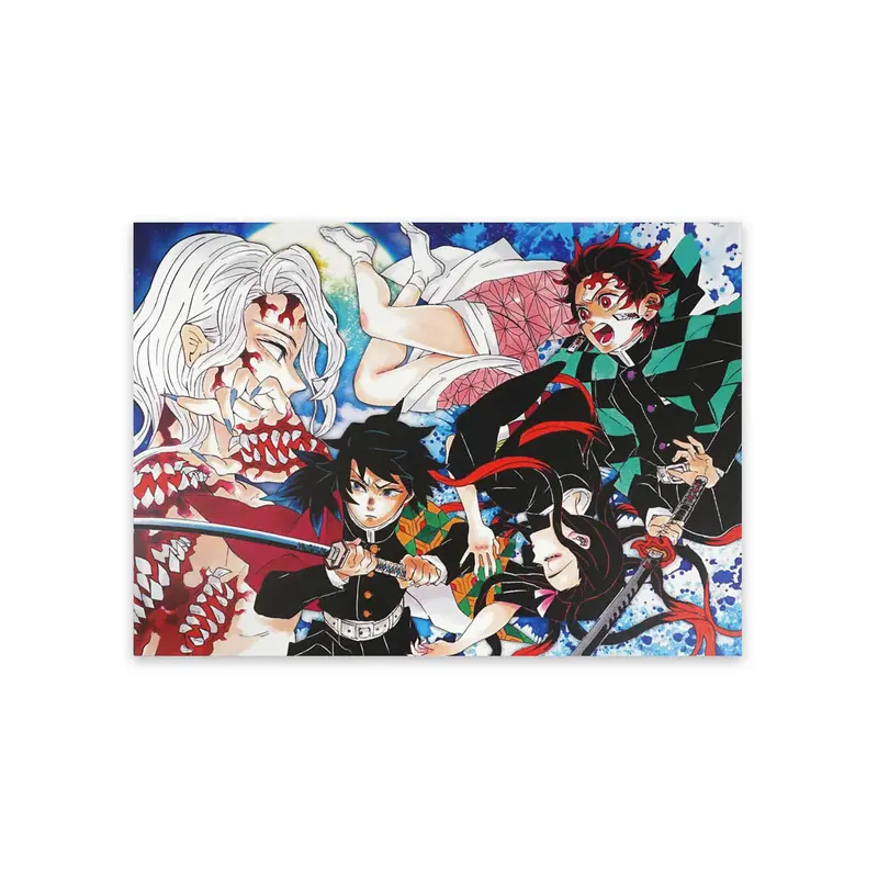 Demon Slayer - Kimetsu no Yaiba Wandbild - Poster Hartschaumplatte - 30x42cm - Anime Mura