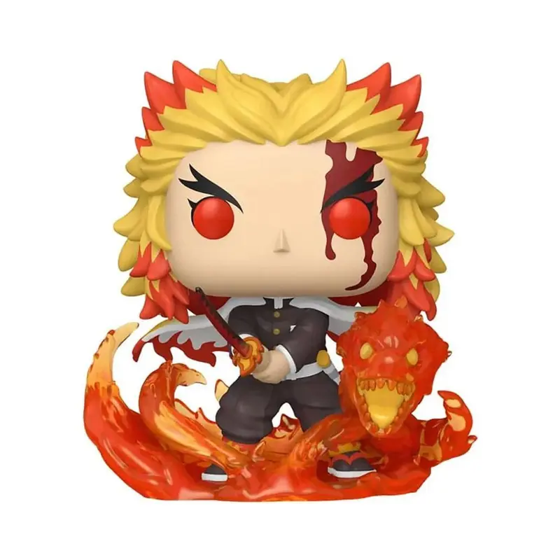 Demon Slayer - Kyojuro Rengoku (9th Form) - Funko Pop! Animation Premium Figur (1856) - 10 cm - Funko