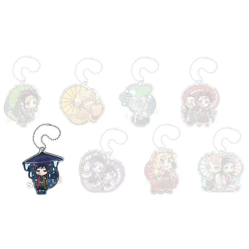 Demon Slayer Pita! Defome Japanese Umbrella Gashapon Anhänger Giyuu Tomioka