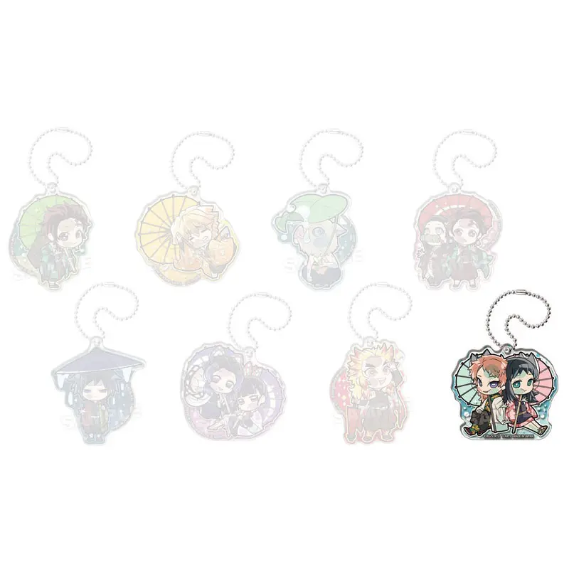 Demon Slayer Pita! Defome Japanese Umbrella Gashapon Anhänger Sabito & Makomo