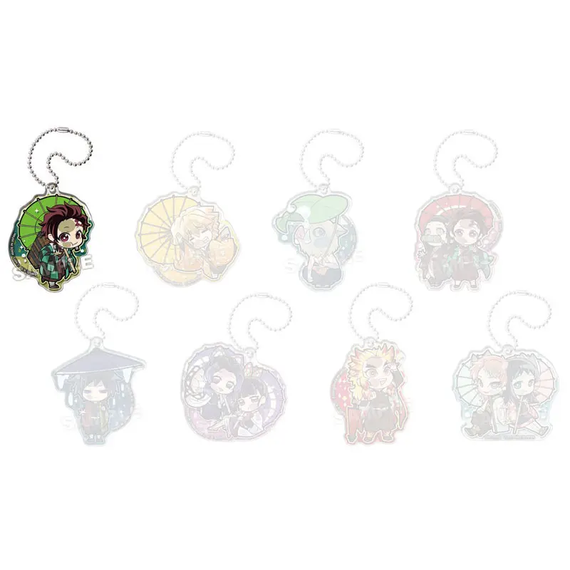Demon Slayer Pita! Defome Japanese Umbrella Gashapon Anhänger Tanjiro Kamado