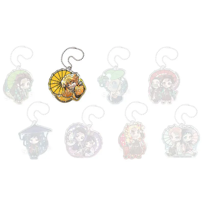 Demon Slayer Pita! Defome Japanese Umbrella Gashapon Anhänger Zenitsu Agatsuma