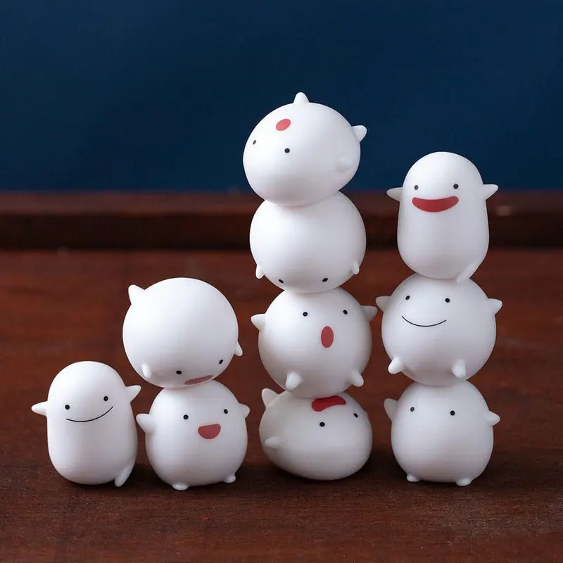 Der Junge und der Reiher Nosechara Figuren Set Warawara 3 cm