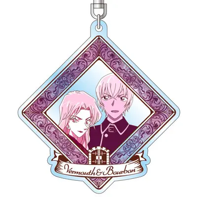 Detective Conan Classic Emblem Anhänger Vermouth & Bourbon