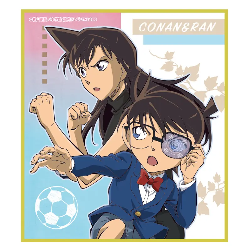 Detective Conan Shikishi Conan Edowaga & Ran Mori
