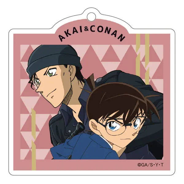 Detective Conan Trading Anhänger Conan Edogawa & Shuichi Akai