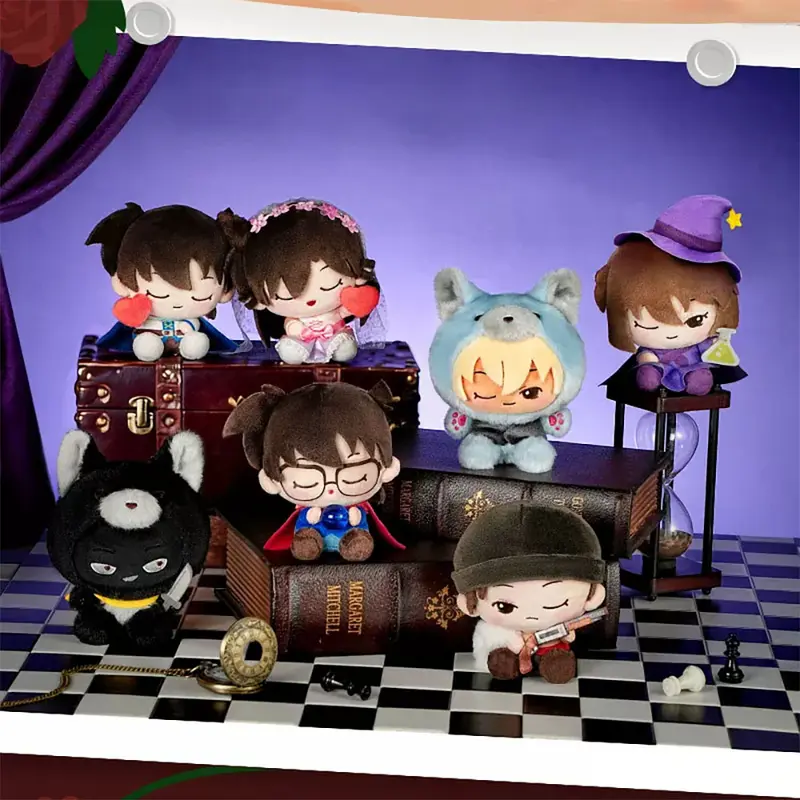 Detektiv Conan - "Werewolf Identity" Chibi Plüsch-Anhänger - Blind Box - Einzelbox - LDCX