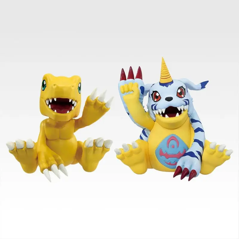 Digimon Adventure - Agumon & Gabumon - Ichibansho (Clash Of Light & Darkness) Statue - 10cm - Bandai Banpresto