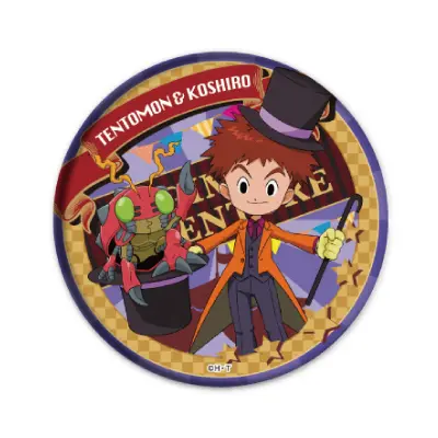 Digimon Adventure Button Izzy Izumi & Tentomon