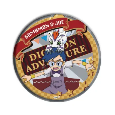 Digimon Adventure Button Joe Kido & Gomamon