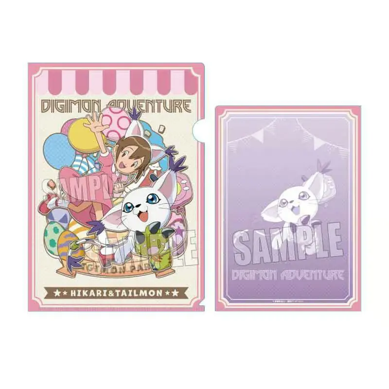 Digimon Adventure Kari & Gatomon Clearfile - Digimon x Don Quijote Collab