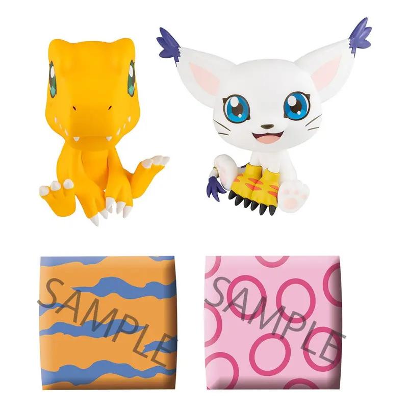 Digimon Adventure Look Up PVC Statuen Gatomon & Agumon Limited Ver.