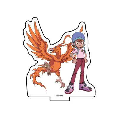 Digimon Adventure Puchi Aufsteller Sora Takenouchi & Birdramon