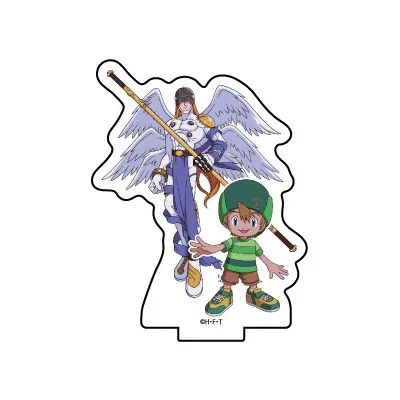 Digimon Adventure Puchi Aufsteller T.K. Takaishi & Angemon