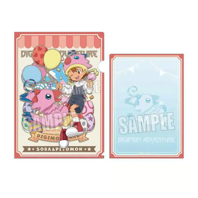 Digimon Adventure Sora & Biyomon Clearfile - Don Quijote Collab (DIN A4)