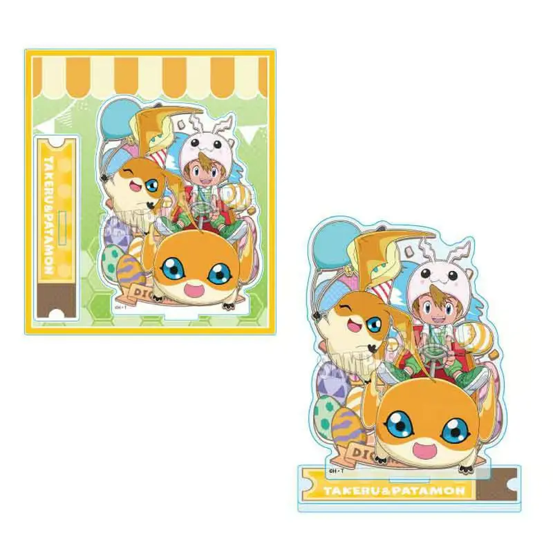 Digimon Adventure T.K. & Patamon Aufsteller - Digimon x Don Quijote Collab