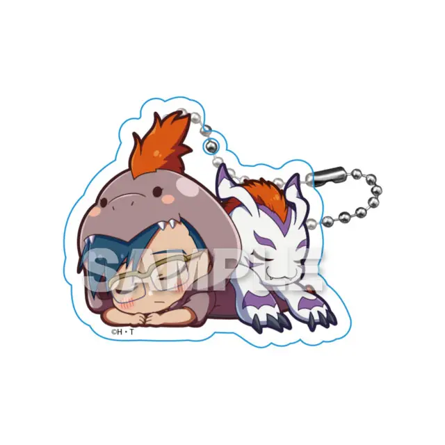 Digimon GyaoColle Anhänger Joe Kido & Gomamon