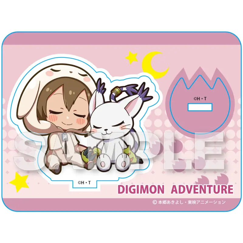Digimon GyaoColle Aufsteller Kari Yagami & Gatomon