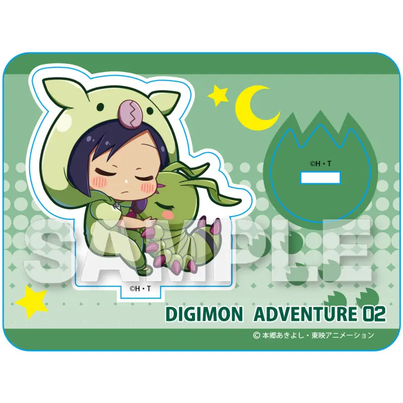 Digimon GyaoColle Aufsteller Ken Ichijouji & Wormmon