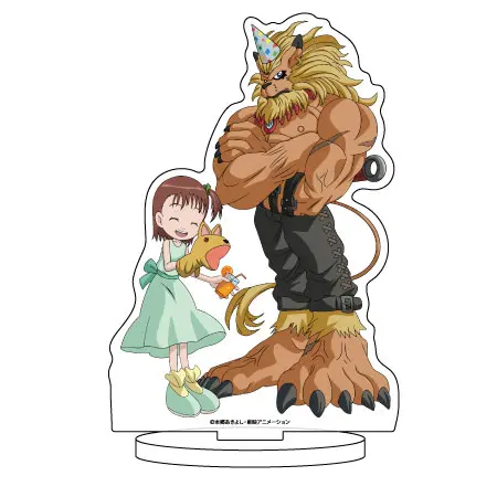 Digimon Tamers Aufsteller Jen Katou & Leomon Celebration Ver.