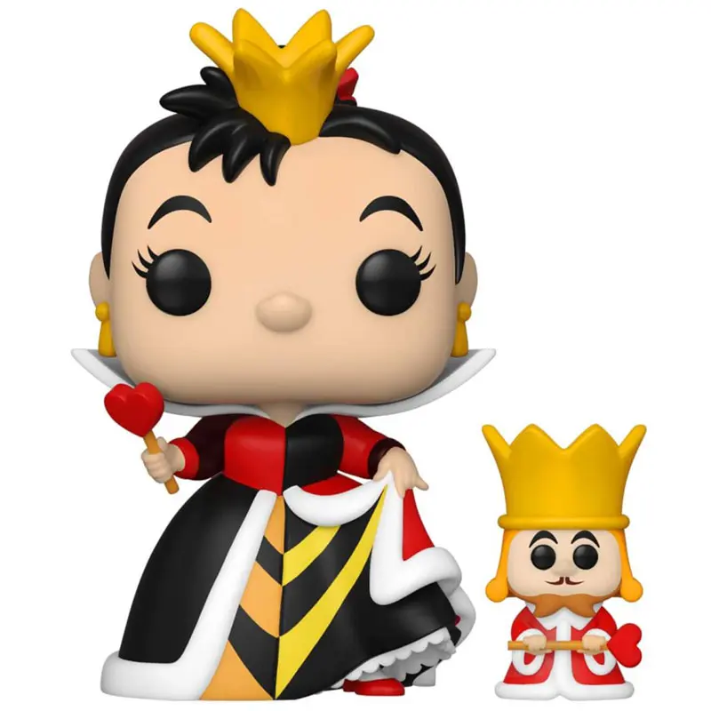 Disney Alice im Wunderland POP! & Buddy Vinyl Figur Queen w/King