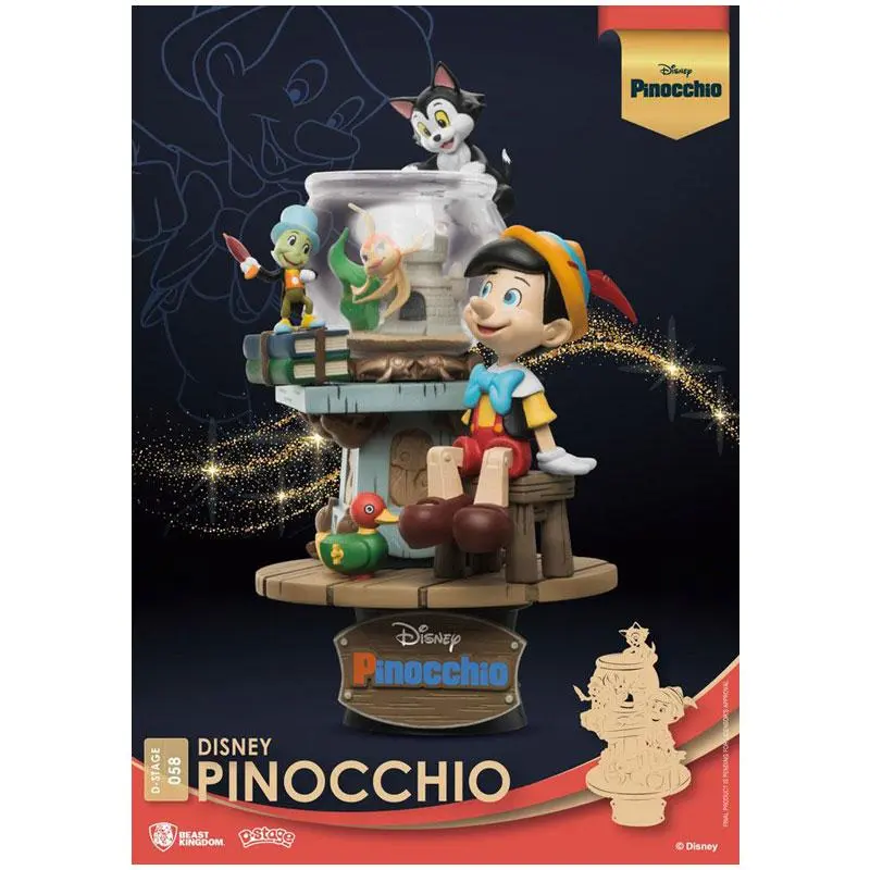 Disney Classic Animation Series D-Stage PVC Diorama Pinocchio