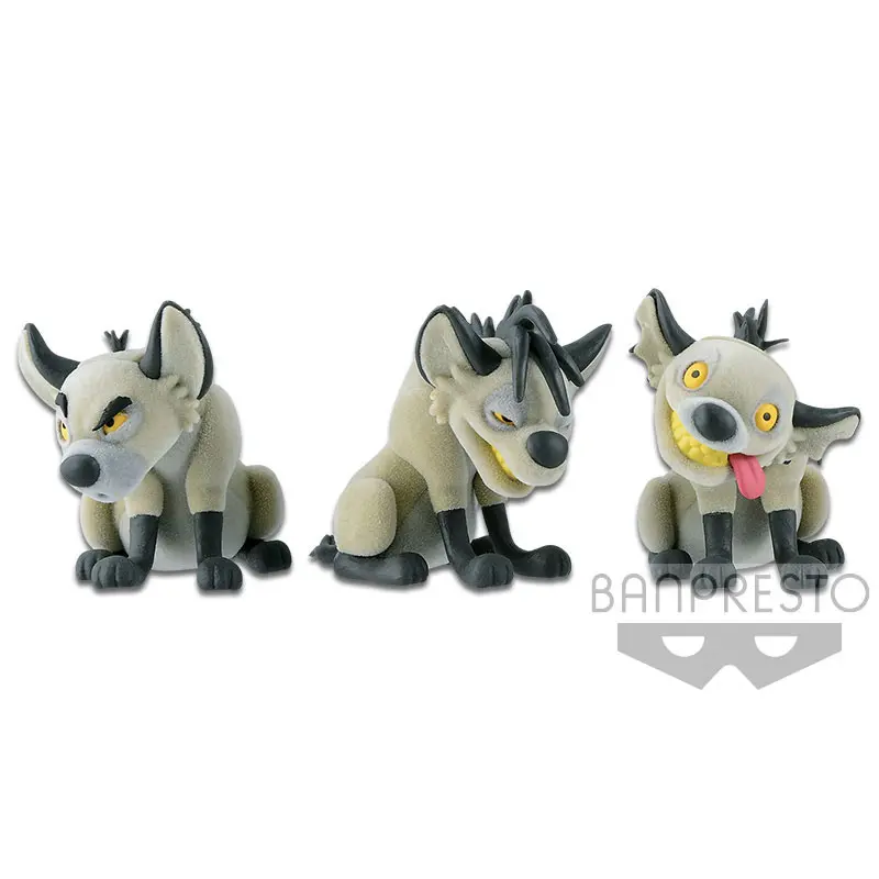 Disney Fluffy Puffy Figuren 3er-Pack Banzai, Shenzi & Ed
