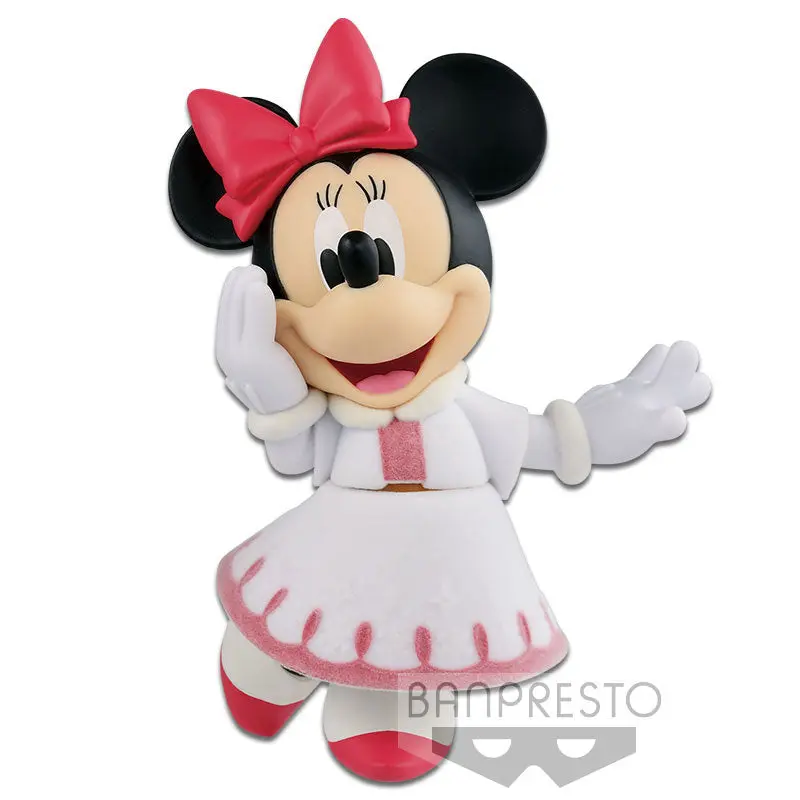 Disney Mickey & Minnie Fluffy Puffy Figur Minnie Mouse