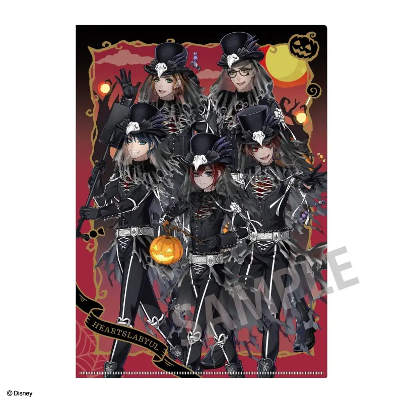Disney Twisted Wonderland Clearfile Heartslabyul Scary Dress Ver.