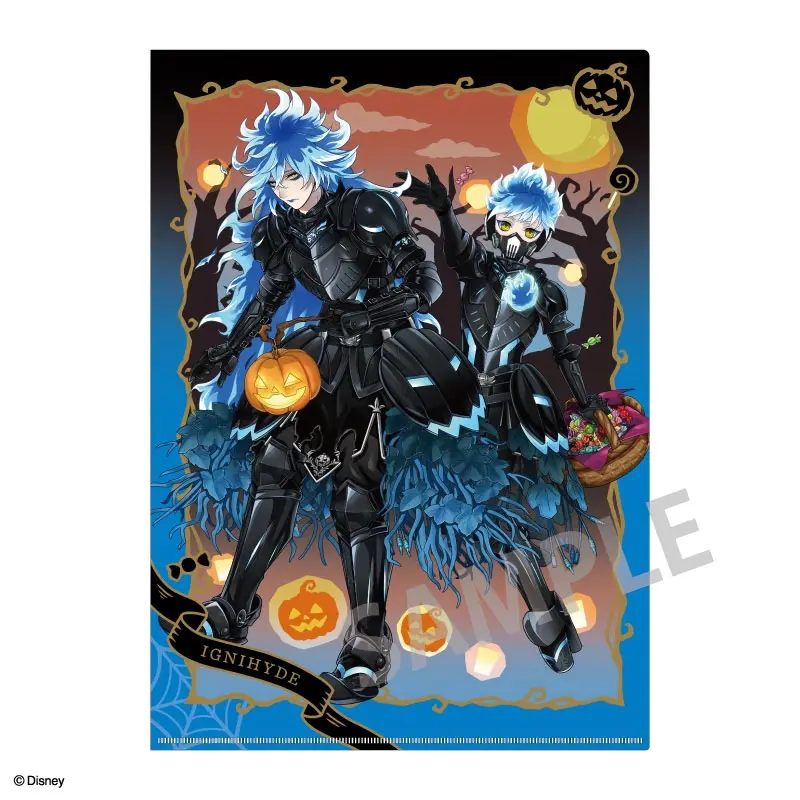 Disney Twisted Wonderland Clearfile Ignihyde Scary Dress Ver.