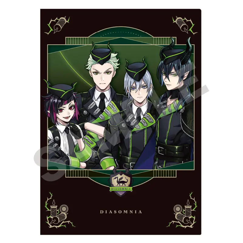 Disney Twisted Wonderland Frame Clearfile Diasomnia