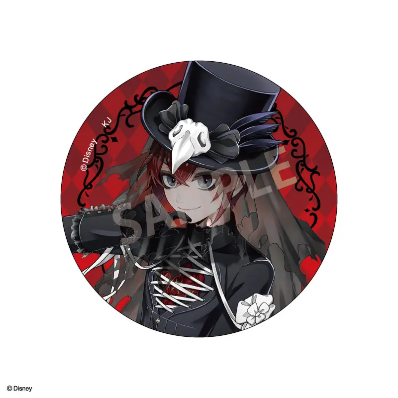 Disney Twisted Wonderland Scary Dress Version Vol. 1 Button Riddle Rosehearts