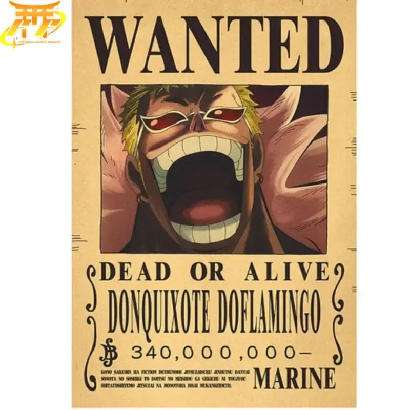 Doflamingo Wanted Poster – One Piece