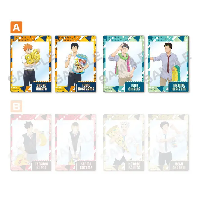 [Don Quijote Japan] Haikyuu!! x Don Quijote Party Version Clear Card Sammelkarten-Set (A)