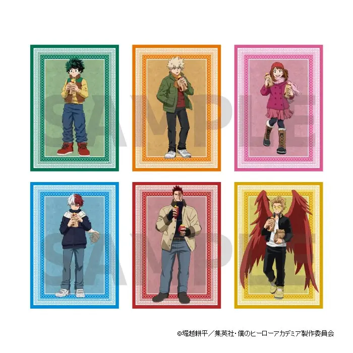 [Don Quijote Japan] My Hero Academia x Don Quijote Sweet Potato Version Bromide Sammelkarten-Set