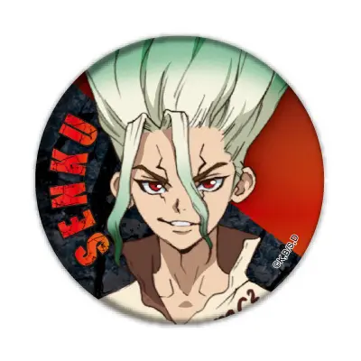 Dr. Stone Button Senku Ishigami
