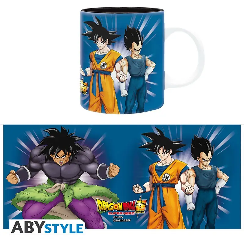 Dragon Ball Hero Becher Goku,Vegeta & Broly