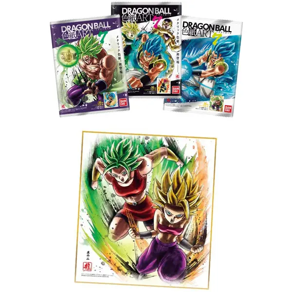 Dragon Ball Shikishi Art. 7 Kale & Caulifla