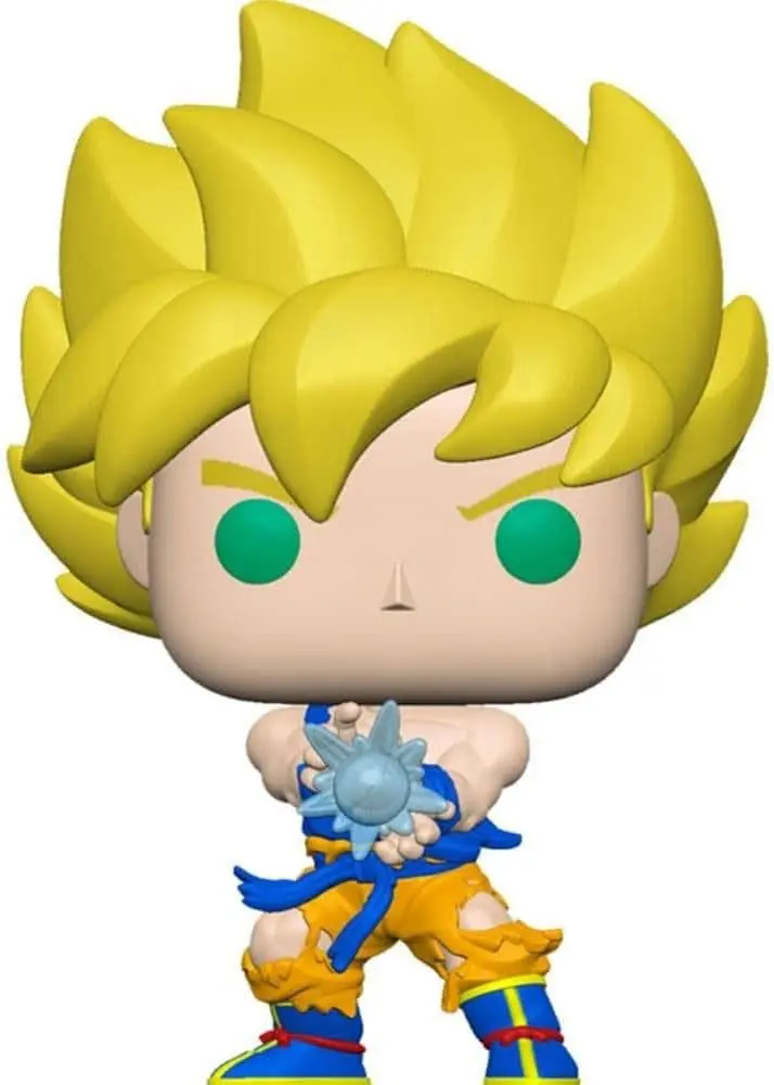 Dragon Ball Super POP! Animation Vinyl Figur Super Sayajin Goku w/KamehmhWve (DGLT) 9 cm