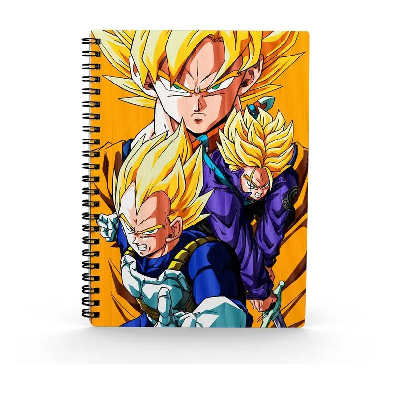 Dragon Ball Z 3D Wackelbild Ringnotizbuch "Saiyans"